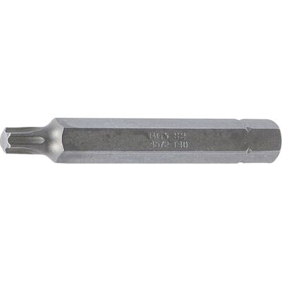 BGS Inserto lunghezza 75 mm attacco esagono esterno 10 mm (3/8") profilo a T (per Torx) T40 BGS Inserto lunghezza 75 mm attacco esagono esterno 10 mm (3/8") profilo a T (per Torx) T40