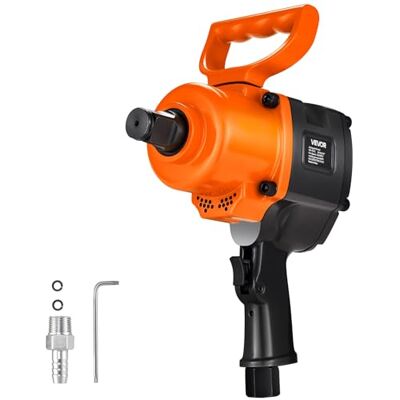 VEVOR Avvitatore a Percussione Pneumatica da 1 pollice, Avvitatore ad Impulsi Pneumatico Doppio Martello, Coppia Inversa max. 1626 Nm, 6 Velocità da 4600 giri/min per Riparazioni Manutenzione VEVOR Avvitatore a Percussione Pneumatica da 1 pollice, Avvitatore ad Impulsi Pneumatico Doppio Martello, Coppia Inversa max. 1626 Nm, 6 Velocità da 4600 giri/min per Riparazioni Manutenzione