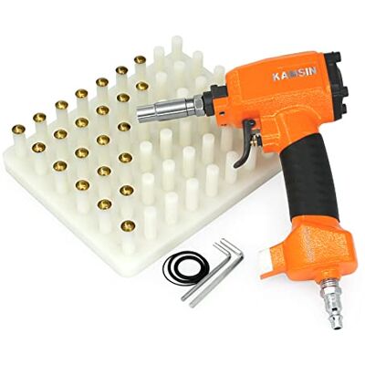 KIMSING 1170 Pneumatic Decorative Nailer, Air Upholstery Tacks Gun, Power Finish Nailer for Furniture Tacks, Used in Upholstering, Vintage and Antique Furniture KIMSING 1170 Pneumatic Decorative Nailer, Air Upholstery Tacks Gun, Power Finish Nailer for Furniture Tacks, Used in Upholstering, Vintage and Antique Furniture