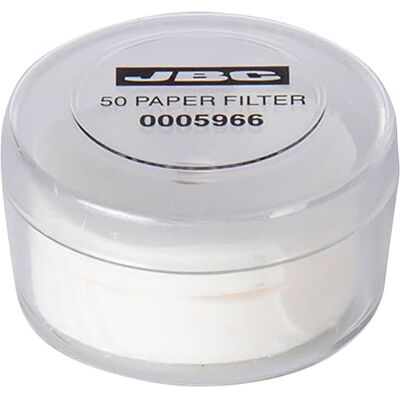 JBC Filtro di ricambio per pompa dissaldante (disco filtro pompa dissaldante) Ø mm – pollici: 4 mm (confezione da 50 pezzi) JBC Filtro di ricambio per pompa dissaldante (disco filtro pompa dissaldante) Ø mm – pollici: 4 mm (confezione da 50 pezzi)