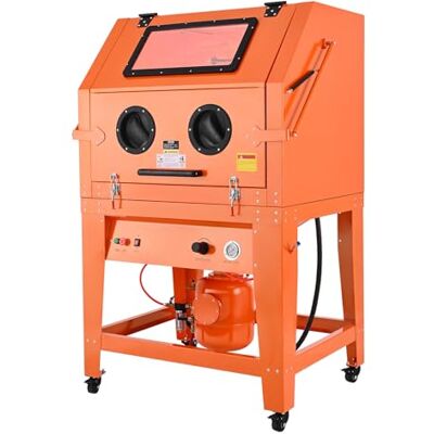 VEVOR Cabina di Sabbiatura 927 L, per Impieghi Gravosi con Tramoggia per Materiali da 121 L, Collettore di Polvere per la Finitura Superficiale di Parti di Grandi Dimensioni, Rimozione della Ruggine VEVOR Cabina di Sabbiatura 927 L, per Impieghi Gravosi con Tramoggia per Materiali da 121 L, Collettore di Polvere per la Finitura Superficiale di Parti di Grandi Dimensioni, Rimozione della Ruggine