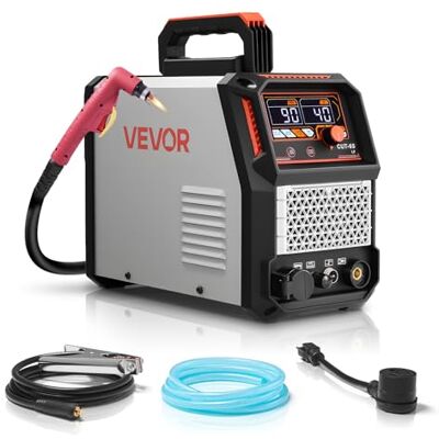 VEVOR Taglierina al Plasma, Macchina Tagliatrice al Plasma ad Arco Pilota Senza Contatto 65 A, Non ad Alta Frequenza, con Funzione 2T/4T Tempo PA Regolabile, Riparazioni Domestiche Officine VEVOR Taglierina al Plasma, Macchina Tagliatrice al Plasma ad Arco Pilota Senza Contatto 65 A, Non ad Alta Frequenza, con Funzione 2T/4T Tempo PA Regolabile, Riparazioni Domestiche Officine