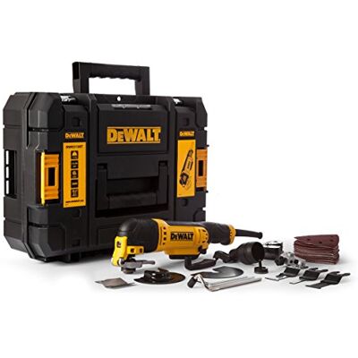 DeWalt DWE315KT oscillante Multi-Tool con Quick Change Strumento DWE315KT con presa UK Strumentario elettrico (300 watt) DeWalt DWE315KT oscillante Multi-Tool con Quick Change Strumento DWE315KT con presa UK Strumentario elettrico (300 watt)