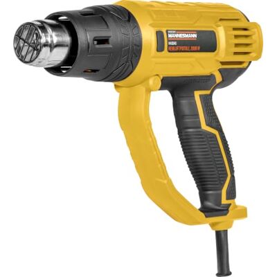 Mannesmann Pistola ad aria calda, 2.000 Watt con accessori 9 pezzi Mannesmann Pistola ad aria calda, 2.000 Watt con accessori 9 pezzi