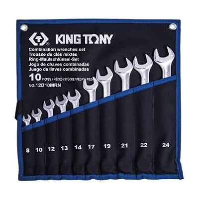 king tony Estuche de Llaves Combinadas ultra ligeras 10 piezas king tony Estuche de Llaves Combinadas ultra ligeras 10 piezas