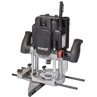 TREND T12EK 2300W 12mm Router a tuffo a velocità variabile 230V EU, profondità di immersione 80mm, Perfetto per serrature, giunti del piano di lavoro e profilatura del legno, TREND T12EK 2300W 12mm Router a tuffo a velocità variabile 230V EU, profondità di immersione 80mm, Perfetto per serrature, giunti del piano di lavoro e profilatura del legno,