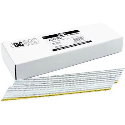 Tacwise Chiodi di Finitura Angolati Galvanizzati, Tipo DA 15G / 38 mm, Testa a ‘D’, Confezione da 4000 Tacwise Chiodi di Finitura Angolati Galvanizzati, Tipo DA 15G / 38 mm, Testa a ‘D’, Confezione da 4000