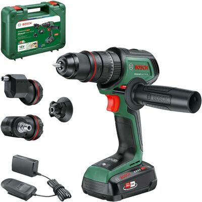 Bosch trapano battente-avvitatore batteria AdvancedImpact 18V-80 QuickSnap (18V; brushless; 82Nm; testa ad angolo/eccentrica e portabit magnetico; batt. + caricabatt.) Amazon Bosch trapano battente-avvitatore batteria AdvancedImpact 18V-80 QuickSnap (18V; brushless; 82Nm; testa ad angolo/eccentrica e portabit magnetico; batt. + caricabatt.) Amazon