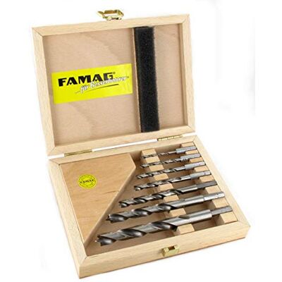 FAMAG - Set punte per legno 7 pezzi Ø3-12 mm FAMAG - Set punte per legno 7 pezzi Ø3-12 mm