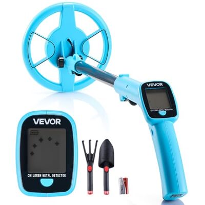 VEVOR Metal Detector per Metalli con Display LCD, Bobina di Ricerca Impermeabile IP68 Profondità di Rilevamento 101,6 mm Frequenza Operativa 3 kHz, Kit Rilevatore d'Oro Metalli da Spiaggia VEVOR Metal Detector per Metalli con Display LCD, Bobina di Ricerca Impermeabile IP68 Profondità di Rilevamento 101,6 mm Frequenza Operativa 3 kHz, Kit Rilevatore d'Oro Metalli da Spiaggia