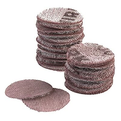 Mirka Abranet rete dischi abrasivi Ø 34 mm a strappo/grana P80 / 50 pz/dischi abrasivi per levigare legno, stucco, vernice, plastica / Mirka Abranet rete dischi abrasivi Ø 34 mm a strappo/grana P80 / 50 pz/dischi abrasivi per levigare legno, stucco, vernice, plastica /