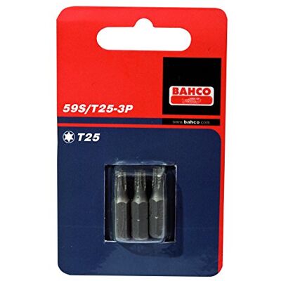 Bahco 3XBITS T50 25MM 1/4 STANDARD Bahco 3XBITS T50 25MM 1/4 STANDARD