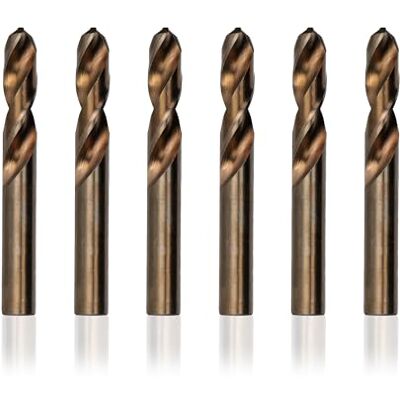 Drill America Punta per trapano a punta divisa, 1/2", 6 pezzi, serie D/ASTCO Drill America Punta per trapano a punta divisa, 1/2", 6 pezzi, serie D/ASTCO