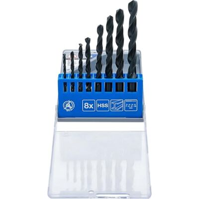 BGS Do it yourself BGS Diy Serie di punte elicoidali HSS 3 10 mm 8 pz. BGS Do it yourself BGS Diy Serie di punte elicoidali HSS 3 10 mm 8 pz.