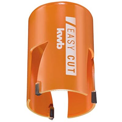 kwb sega a tazza Ø 45 mm con denti brasati ad alta temperatura, rettificati al diamante, rimozione rapida dei trucioli, punta centrale da 6 mm per uso universale kwb sega a tazza Ø 45 mm con denti brasati ad alta temperatura, rettificati al diamante, rimozione rapida dei trucioli, punta centrale da 6 mm per uso universale