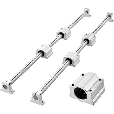 VEVOR Kit di Guide Lineari SFC 25 2 Guide Lineari da 1000 mm 4 Blocchi di Scorrimento per Cuscinetti per Torni Fresatrici, Macchine per Incisioni Fai da te, Piastra Oscillante per Allenamento VEVOR Kit di Guide Lineari SFC 25 2 Guide Lineari da 1000 mm 4 Blocchi di Scorrimento per Cuscinetti per Torni Fresatrici, Macchine per Incisioni Fai da te, Piastra Oscillante per Allenamento