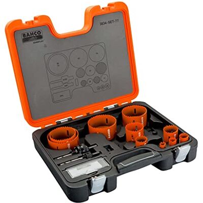 Bahco Juego de coronas bi-metal Sandflex®, 16-86 mm: 13 piezas Ref: 3834-SET-77 Unid: 1 Bahco Juego de coronas bi-metal Sandflex®, 16-86 mm: 13 piezas Ref: 3834-SET-77 Unid: 1