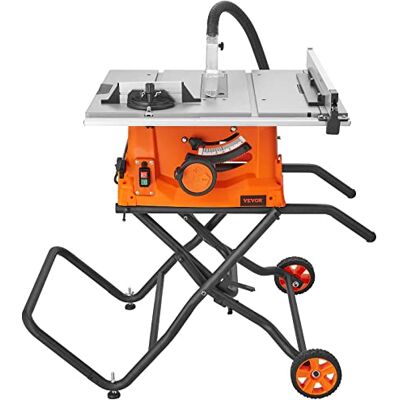VEVOR Sega circolare da tavolo 4800 giri/min, sega da tavolo 1800 W, 85 mm a 90° sezione 55 mm con taglio obliquo a 45°, battuta angolare -60˚, ideale per il taglio di legno e progetti di lavorazione VEVOR Sega circolare da tavolo 4800 giri/min, sega da tavolo 1800 W, 85 mm a 90° sezione 55 mm con taglio obliquo a 45°, battuta angolare -60˚, ideale per il taglio di legno e progetti di lavorazione