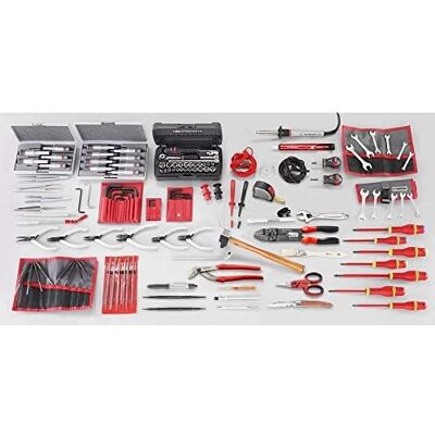 Facom Set di utensili elettronici con pollice, multicolore, 144 pezzi Facom Set di utensili elettronici con pollice, multicolore, 144 pezzi