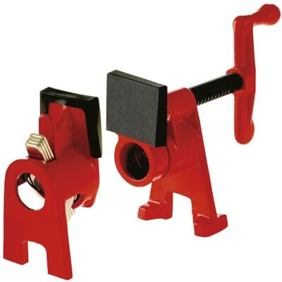 BESSEY Morsetto a vite per tubi, larghezza di serraggio liberamente selezionabile, diametro esterno 26,9 mm, per tubi in acciaio DN 20/R3/4, peso 1,30 kg BESSEY Morsetto a vite per tubi, larghezza di serraggio liberamente selezionabile, diametro esterno 26,9 mm, per tubi in acciaio DN 20/R3/4, peso 1,30 kg