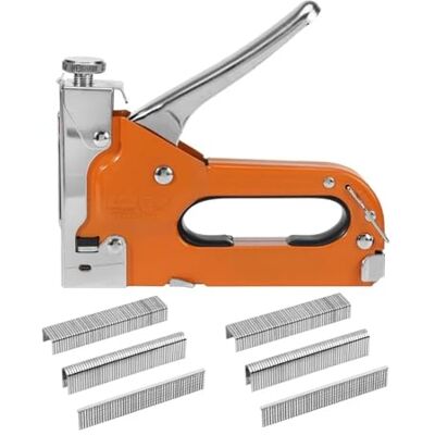 SEVEQIS Pistola sparachiodi, 3 In 1 Stapler Nail Gun Nailer Upholstery Fix Furniture Tool Wooden Frame Stainless Steel Hand 600pcs Nai SEVEQIS Pistola sparachiodi, 3 In 1 Stapler Nail Gun Nailer Upholstery Fix Furniture Tool Wooden Frame Stainless Steel Hand 600pcs Nai
