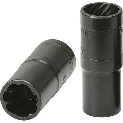 KS TOOLS Bussole per Avvitatori ad Impulsi Profilo Conico-Elicoidale, 17 mm, 1/2 KS TOOLS Bussole per Avvitatori ad Impulsi Profilo Conico-Elicoidale, 17 mm, 1/2