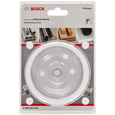 Bosch Professional Sega a Tazza for Wood and Metal, Legno e Metallo, Nero, Accessorio per Foratrice, Nero, Ø 86 mm Bosch Professional Sega a Tazza for Wood and Metal, Legno e Metallo, Nero, Accessorio per Foratrice, Nero, Ø 86 mm