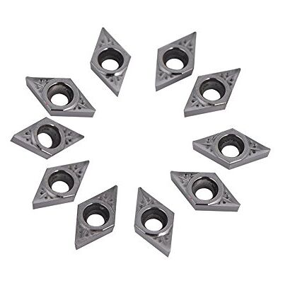 YWBL-WH Inserti Carburo CNC DCGT070204 10 Pezzi Diamante per Tornio Fresatura Acciaio e Lavorazioni di Precisione YWBL-WH Inserti Carburo CNC DCGT070204 10 Pezzi Diamante per Tornio Fresatura Acciaio e Lavorazioni di Precisione