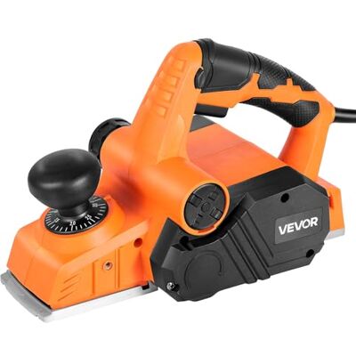 VEVOR Pialla Manuale Larghezza di Taglio 82 mm, Pialla Portatile con Cavo da 900 W 14500 giri/min per Lavorazione del Legno, Profondità di Taglio 3 mm, 2 Lame, Levigatrice a Mano Fai da Te VEVOR Pialla Manuale Larghezza di Taglio 82 mm, Pialla Portatile con Cavo da 900 W 14500 giri/min per Lavorazione del Legno, Profondità di Taglio 3 mm, 2 Lame, Levigatrice a Mano Fai da Te