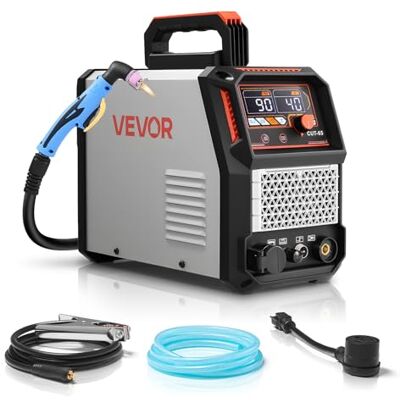 VEVOR Taglierina al Plasma, Macchina Tagliatrice al Plasma ad Arco Pilota Senza Contatto 65 A, Inverter IGBT, Display Digitale con Funzione 2T/4T Tempo PA/PT, Riparazioni Domestiche Officine VEVOR Taglierina al Plasma, Macchina Tagliatrice al Plasma ad Arco Pilota Senza Contatto 65 A, Inverter IGBT, Display Digitale con Funzione 2T/4T Tempo PA/PT, Riparazioni Domestiche Officine