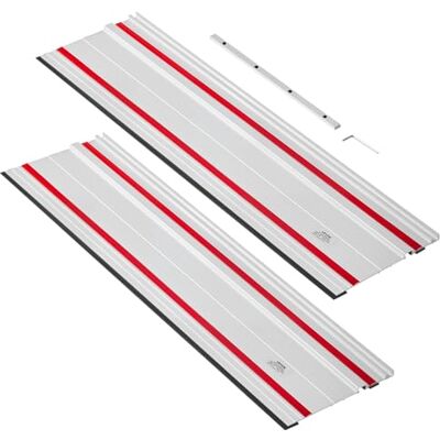 VEVOR Binario di Guida per Seghe Circolari Guida per Troncatrice Circolare Materiale in Alluminio Lunghezza Guida 698,5 mm Kit di Guide 2 pz Connettore 1 pz Lavorazione del Legno da Falegnameria VEVOR Binario di Guida per Seghe Circolari Guida per Troncatrice Circolare Materiale in Alluminio Lunghezza Guida 698,5 mm Kit di Guide 2 pz Connettore 1 pz Lavorazione del Legno da Falegnameria
