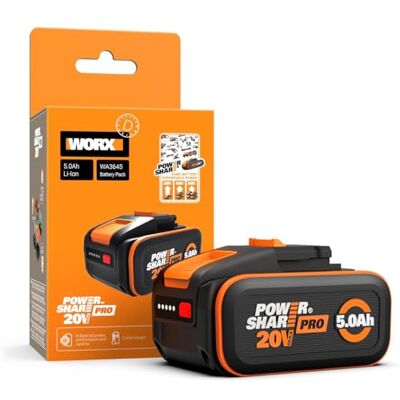 Batteria Attrezzi Worx WA3645 20V - 5.0Ah Batteria Attrezzi Worx WA3645 20V - 5.0Ah