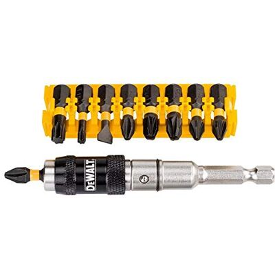 DeWalt , Set 10 pezzi Inserti Impact Torsion e porta inserti pivotale DeWalt , Set 10 pezzi Inserti Impact Torsion e porta inserti pivotale