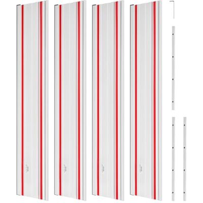 VEVOR Binario di Guida per Troncatrice Circolare Lunghezza Guida 698,5 mm Set 4 Guide in Alluminio 3 Connettori, Set di Guide per Seghe Circolari per Lavorazione del Legno per Fai-da-te Falegnameria VEVOR Binario di Guida per Troncatrice Circolare Lunghezza Guida 698,5 mm Set 4 Guide in Alluminio 3 Connettori, Set di Guide per Seghe Circolari per Lavorazione del Legno per Fai-da-te Falegnameria