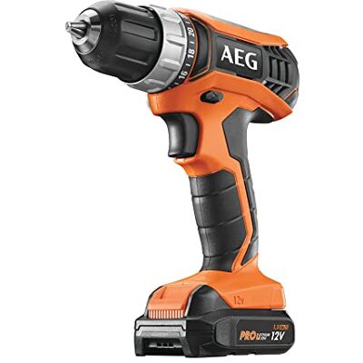 AEG BS12G3LI-152C Trapano Avvitatore Ultra-Compatto a Batteria 12V, Include Due Batterie 1.5Ah, per Avvitatura e Foratura, con 2 Velocità di Rotazione AEG BS12G3LI-152C Trapano Avvitatore Ultra-Compatto a Batteria 12V, Include Due Batterie 1.5Ah, per Avvitatura e Foratura, con 2 Velocità di Rotazione