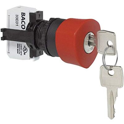 BACO L22GM01E Arresto durgence per spacchi in plastica, nero IP69K 1 pc(i) BACO L22GM01E Arresto durgence per spacchi in plastica, nero IP69K 1 pc(i)