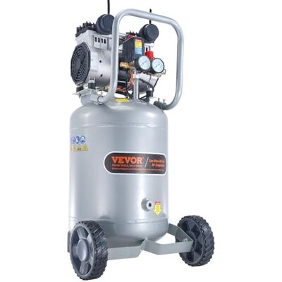 VEVOR Compressore d'Aria Senza Olio 13 Galloni 49 L Serbatoio 2 CV per Gonfiaggio Pneumatici, Riparazione Auto, Verniciatura a Spruzzo, Chiodatura, Carpenteria VEVOR Compressore d'Aria Senza Olio 13 Galloni 49 L Serbatoio 2 CV per Gonfiaggio Pneumatici, Riparazione Auto, Verniciatura a Spruzzo, Chiodatura, Carpenteria