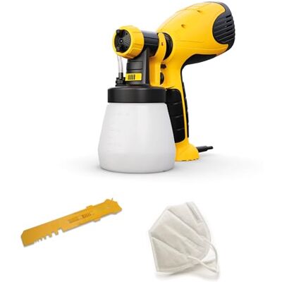Wagner Pistola a Spruzzo Wood&Metal Sprayer W 100, per Smalti e Velature- Ambiente Interno/Esterno, Resa 5 M²-12 Min, Capacità 800 Ml, 280 W Wagner Pistola a Spruzzo Wood&Metal Sprayer W 100, per Smalti e Velature- Ambiente Interno/Esterno, Resa 5 M²-12 Min, Capacità 800 Ml, 280 W