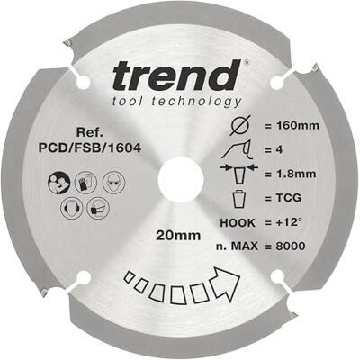 Lama circolare Craft Pro CSB/13024 di Trend - Carburo di tungsteno Lama circolare Craft Pro CSB/13024 di Trend - Carburo di tungsteno