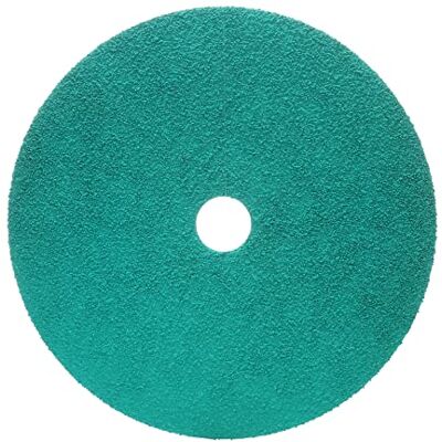 3M Green Corps Fibre Disc , abrasivo ceramico, legante resina, taglio uniforme, 7" x 7/8", grana 40, 20 dischi/sacchetto 3M Green Corps Fibre Disc , abrasivo ceramico, legante resina, taglio uniforme, 7" x 7/8", grana 40, 20 dischi/sacchetto
