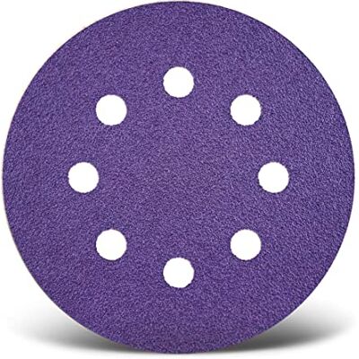 MENZER Titanium HD Dischi abrasivi 125 mm, 8 fori (50 Pz.) G320 MENZER Titanium HD Dischi abrasivi 125 mm, 8 fori (50 Pz.) G320