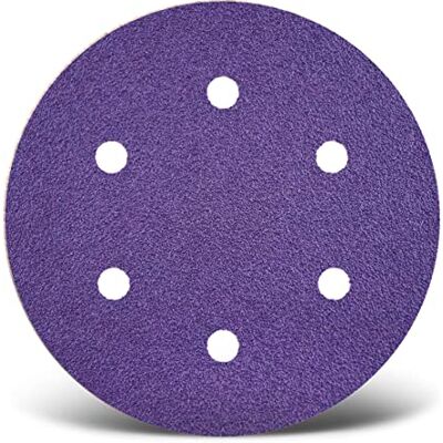 MENZER Titanium HD Dischi abrasivi 150 mm, 6 fori (50 Pz.) G60 MENZER Titanium HD Dischi abrasivi 150 mm, 6 fori (50 Pz.) G60