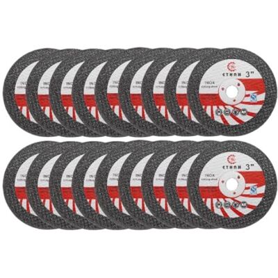 ASQzhuLIWing Accessori per utensili elettrici 18 pezzi, Mini lama per smerigliatrice angolare da 3 pollici, disco da taglio da 76 mm, disco da taglio in metallo, mola ASQzhuLIWing Accessori per utensili elettrici 18 pezzi, Mini lama per smerigliatrice angolare da 3 pollici, disco da taglio da 76 mm, disco da taglio in metallo, mola
