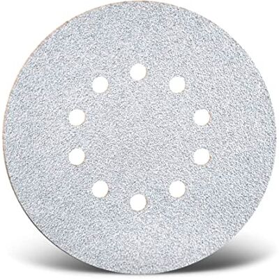 MENZER White Dischi abrasivi 225 mm, 10 fori (5 Pz.) G150 MENZER White Dischi abrasivi 225 mm, 10 fori (5 Pz.) G150