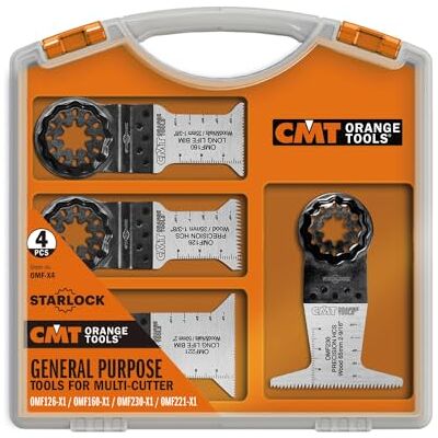 CMT ORANGE TOOLS Set 4 Lame per Utensile Multifunzione CMT ORANGE TOOLS Set 4 Lame per Utensile Multifunzione