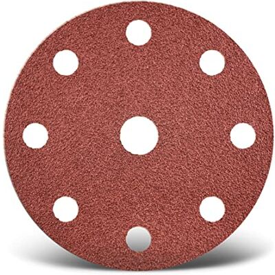 MENZER Red Dischi abrasivi 150 mm, 9 fori (25 Pz.) G36 MENZER Red Dischi abrasivi 150 mm, 9 fori (25 Pz.) G36
