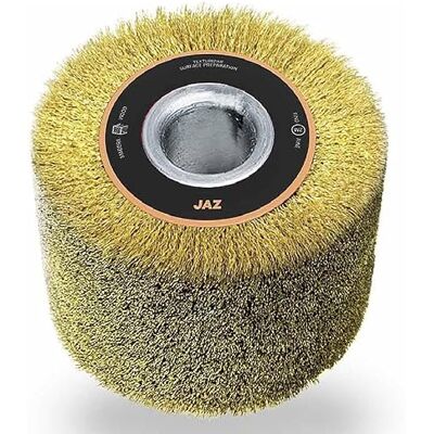 JAZ Cepillo máquina portátil FLEX-FLEIN-METABO para madera, diam. 100, ancho 100, eje 19+2 CHRO 6x3 acero latonado 0,30 JAZ Cepillo máquina portátil FLEX-FLEIN-METABO para madera, diam. 100, ancho 100, eje 19+2 CHRO 6x3 acero latonado 0,30