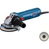 Bosch Smerigliatrice angolare a filo GWS 12-125 (Ø disco: 125 mm, 1200 W potenza, prot. riavvio accidentale, incl. dado SDS, impugn. suppl., cuffia prot., dado serr., chiave due perni)