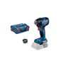 Bosch 18V System Avvitatore a Massa Battente a Batteria GDS 18V-210 C (Coppia di Serraggio: 210 Nm, Coppia di Distacco 370 Nm, senza Batterie e Caricabetterie, 1 mod. Bluetooth, L-BOXX)