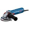 Bosch Smerigliatrice angolare a filo GWS 12-125 (Ø disco: 125 mm, 1200 W pot., prot. riavvio accidentale, incl. impug. supp. Vibration Control, cuffia prot., dado serr., chiave due perni)